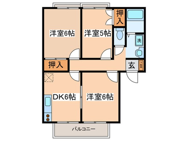 ロイヤル石川Ａの物件間取画像